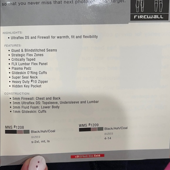 : O’Neill :Full Body Wetsuit - Picture 10 of 10